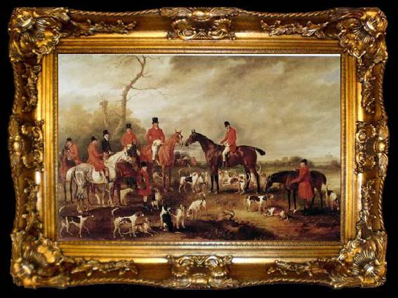 framed  unknow artist Classical hunting fox, Equestrian and Beautiful Horses, 177., ta009-2